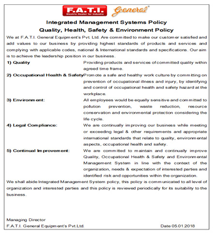 IMS Policy